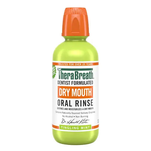 Dry Mouth Oral Rinse - Tingling Mint | TheraBreath